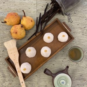 mochi poire vanille miso japon paris